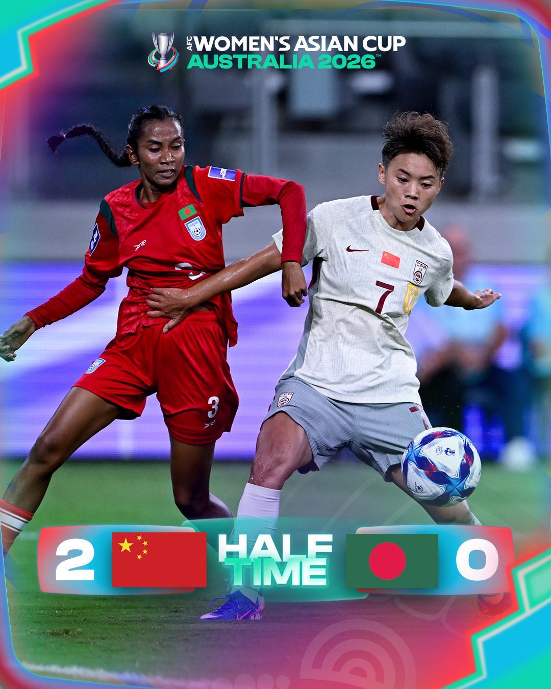 开云体育网址-王霜张睿建功！中国女足2-0孟加拉国，3天后对乌兹，CCTV5直播