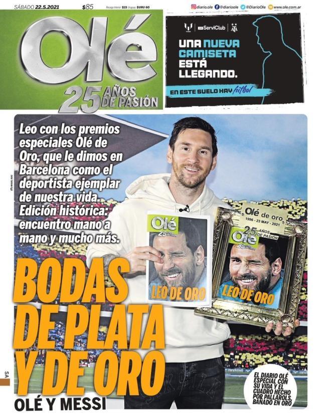 开云体育在线-梅西致敬《奥莱报》25周年 体育报道不会被算法取代